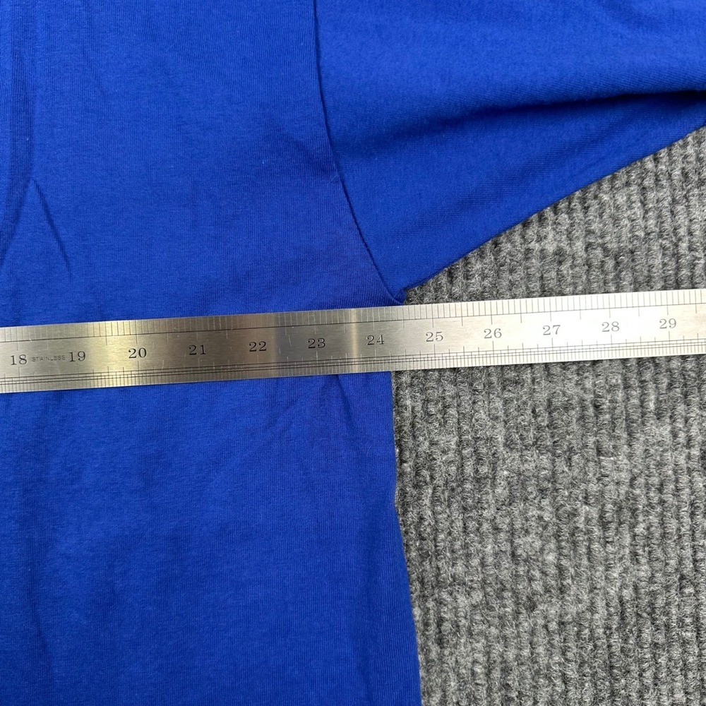 Vintage NFL New York Giants T-Shirt Mens XL 2003 Y2K Royal Blue Embroidered - Picture 12 of 12